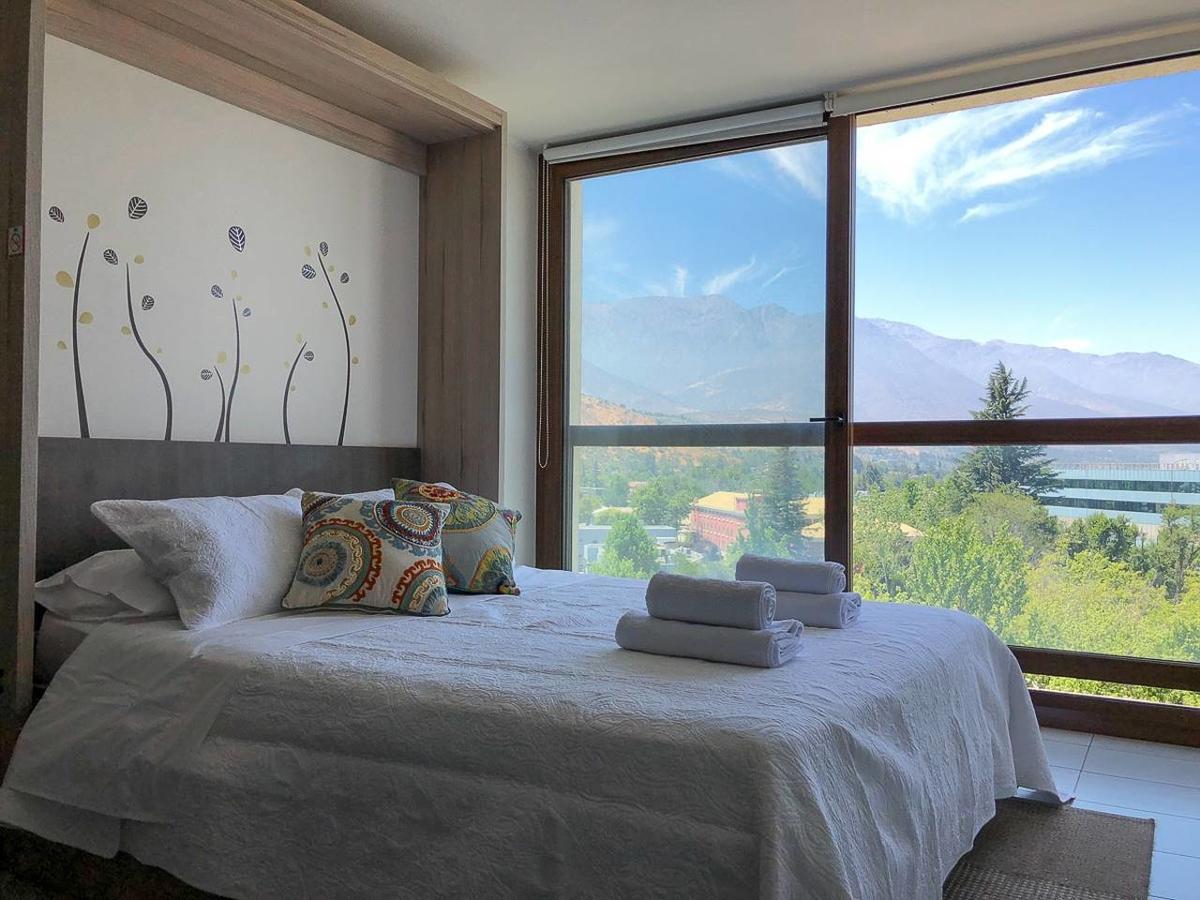 Ferienwohnung Charming Studio - W/Mountain View, Pool, & Gym Santiago de Chile Exterior foto