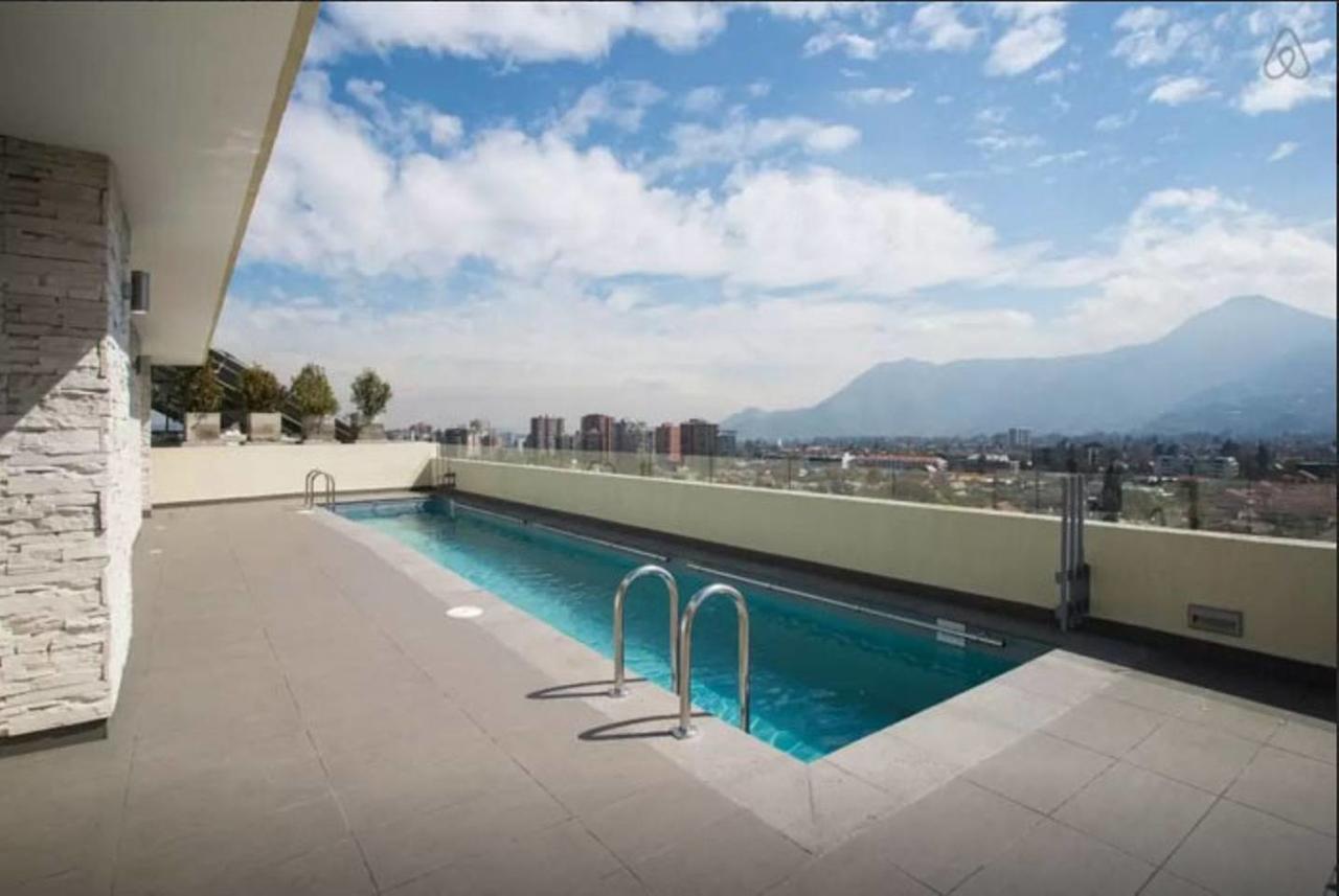 Ferienwohnung Charming Studio - W/Mountain View, Pool, & Gym Santiago de Chile Exterior foto